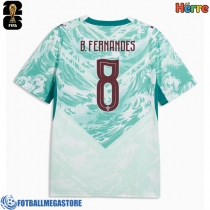 Fotballdrakt Herre Portugal Bruno Fernandes #8 Bortedrakt VM 2026 Kortermet